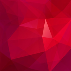 Abstract polygonal vector background. Red geometric vector illustration. Creative design template.