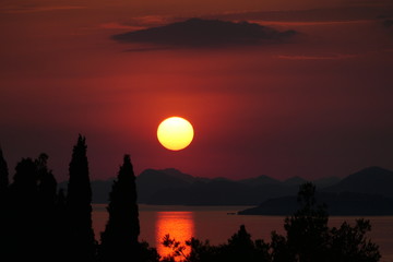 Sunset over Dubrovnik