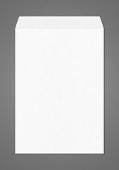 Large A4 white enveloppe mockup template