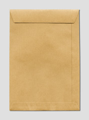 Large A4 brown paper enveloppe mockup template
