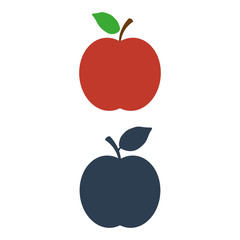 Apple Icon on white background.