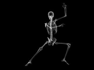 X RAY SKELETON 3D RENDER