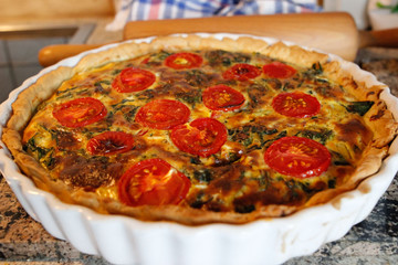 Mangold Quiche 