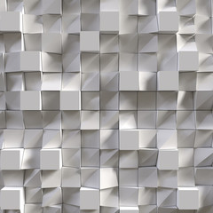 3d illustration abstract cubes background 3d render