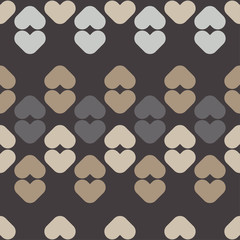 Seamless abstract geometric pattern. Mosaic texture. Textile rapport.