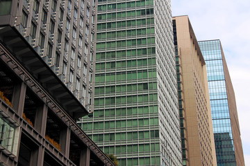 Tokyo's office building streets