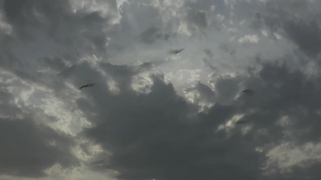 timelapse of the sky in dubai crazy clouds and sun