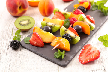 delicious fruit dessert