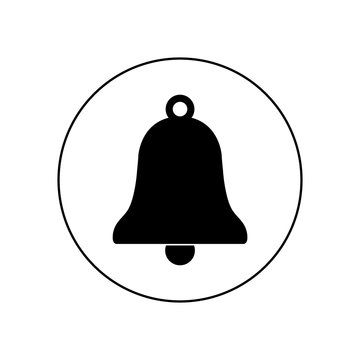 Bell icon, logo