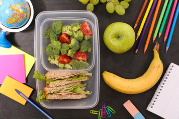 school lunch box