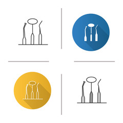 Dental instruments icon