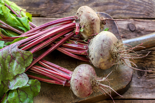Fototapeta betteraves rouges du jardin 1