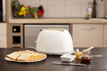 Toaster in the kitchen