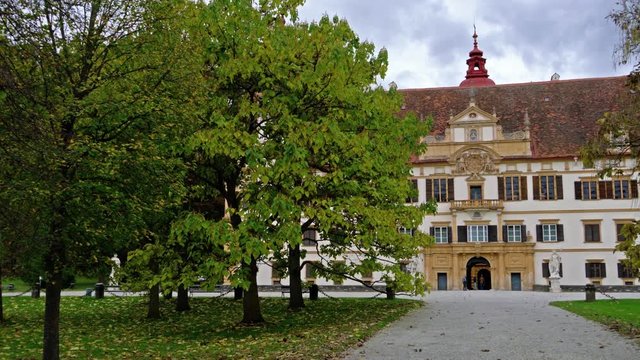 Eggenberg Baroque Palace or Schloss (1625) near Graz, Styria, Austria
