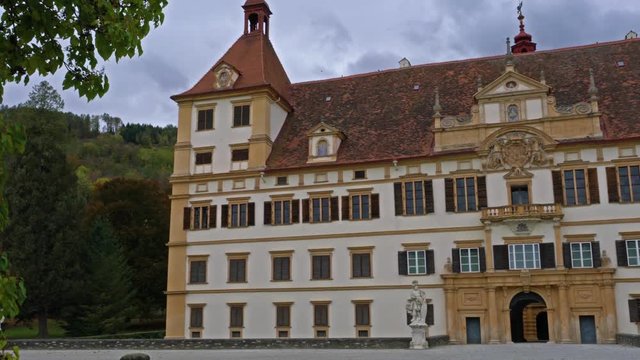 Eggenberg Baroque Palace or Schloss (1625) near Graz, Styria, Austria
