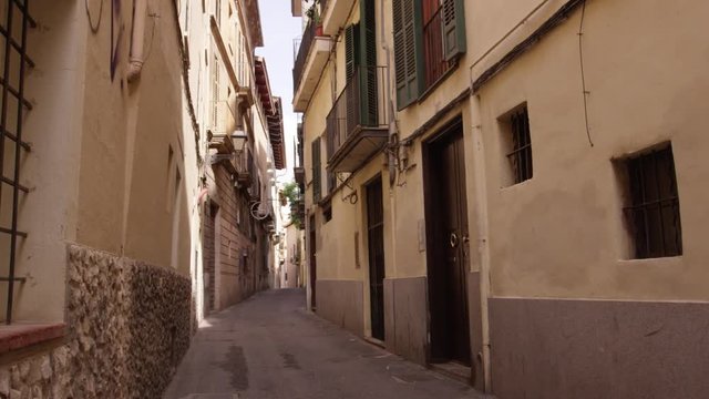 Slow motion of spanish streets 