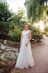 Fototapeta premium Portrait of a beautiful bride.