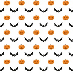 Halloween seamless pattern