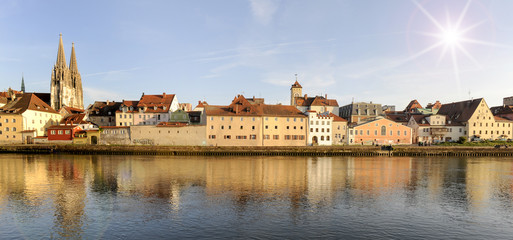 Altstadt von Regensburg an der Donau