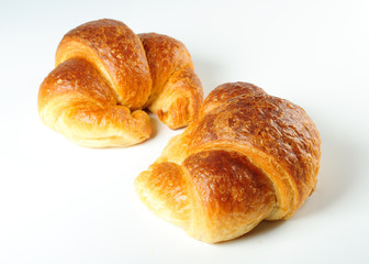 Croissants auf weiß