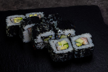 Japanese roll with prawn