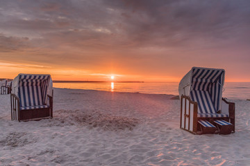 Sonnenuntergang am meer
