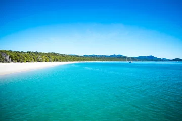 Deurstickers Whitehaven Beach, Whitsundays Eiland, Australië Whitehaven-strand, Queensland