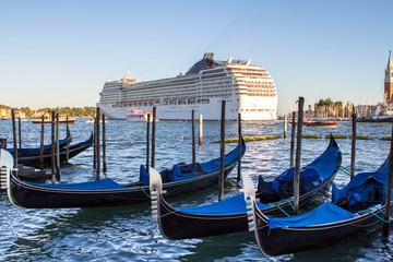 Cruise ship in Venice, Italy