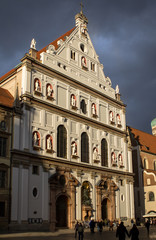 Fototapeta premium St. Michael's Church in centre of Munich, Germany.
