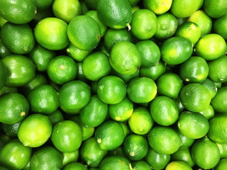 fresh lime citrus fruits