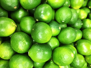 fresh lime citrus fruits
