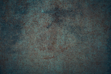 質感のある青い石壁