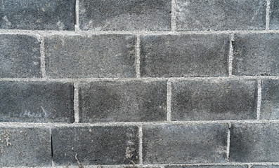 Dirty cement block wall and cement floor for texture