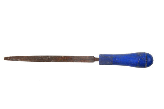 old rasper on  white background