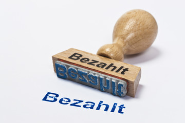 Stempel Bezahlt 