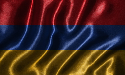 Wallpaper by Armenia flag and waving flag by fabric.