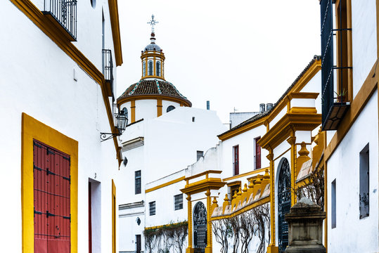 Maestranza in Sevilla, Spain (The Plaza de toros de la Real Maestranza de Caballeria)