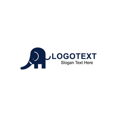 elephant logo icon vector idea for strong company philosophy