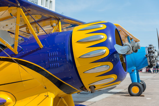 Motorflugzeug mit Boxermotor