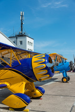 Motorflugzeug Oldtimer mit Boxermotor