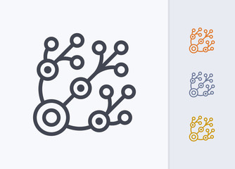 Neural Hub - Pastel Stroke Icons