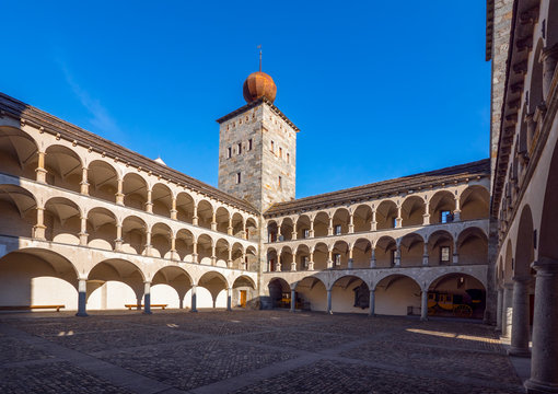 Schloss Brig Wallis Schweiz