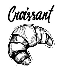 Sketch of croissant