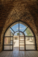Fototapeta premium Ruins of medieval Yehiam Fortress, Galilee, Israel