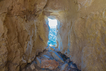 Ruins of medieval Yehiam Fortress,  Galilee, Israel