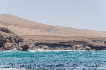 Ocean landscape Fuerteventura.