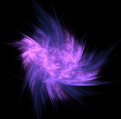 Fluffy pink flash abstract background