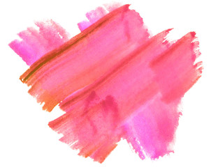 watercolor stain design element, with a paper texture