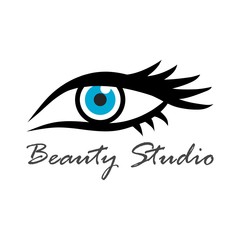 Vector logo design template for beauty salon