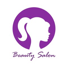 Fototapeta na wymiar Vector logo design template for beauty salon